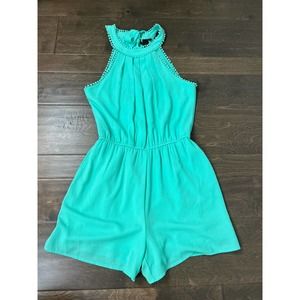 Boutique small Mint colored romper